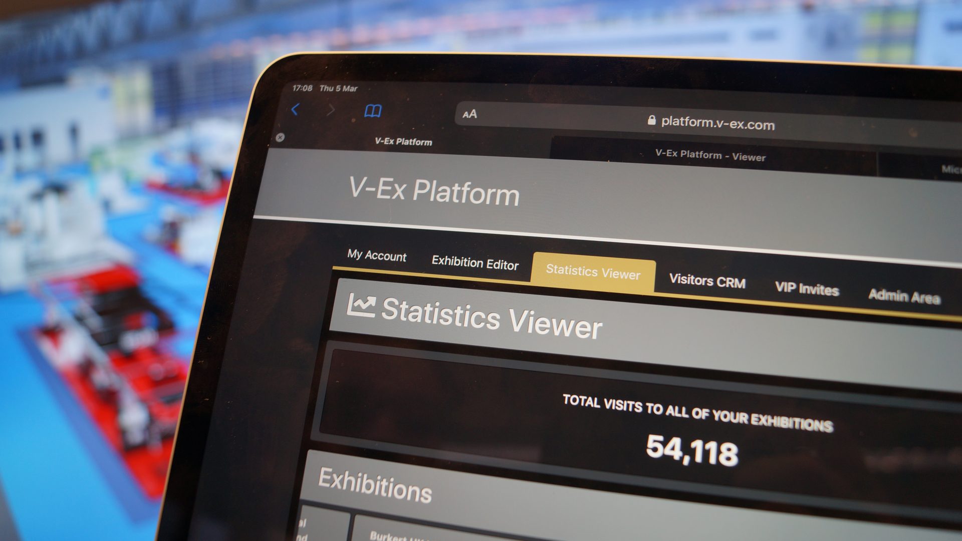 V-Ex030 - over 60,000 visitors hit virtual exhibition platform