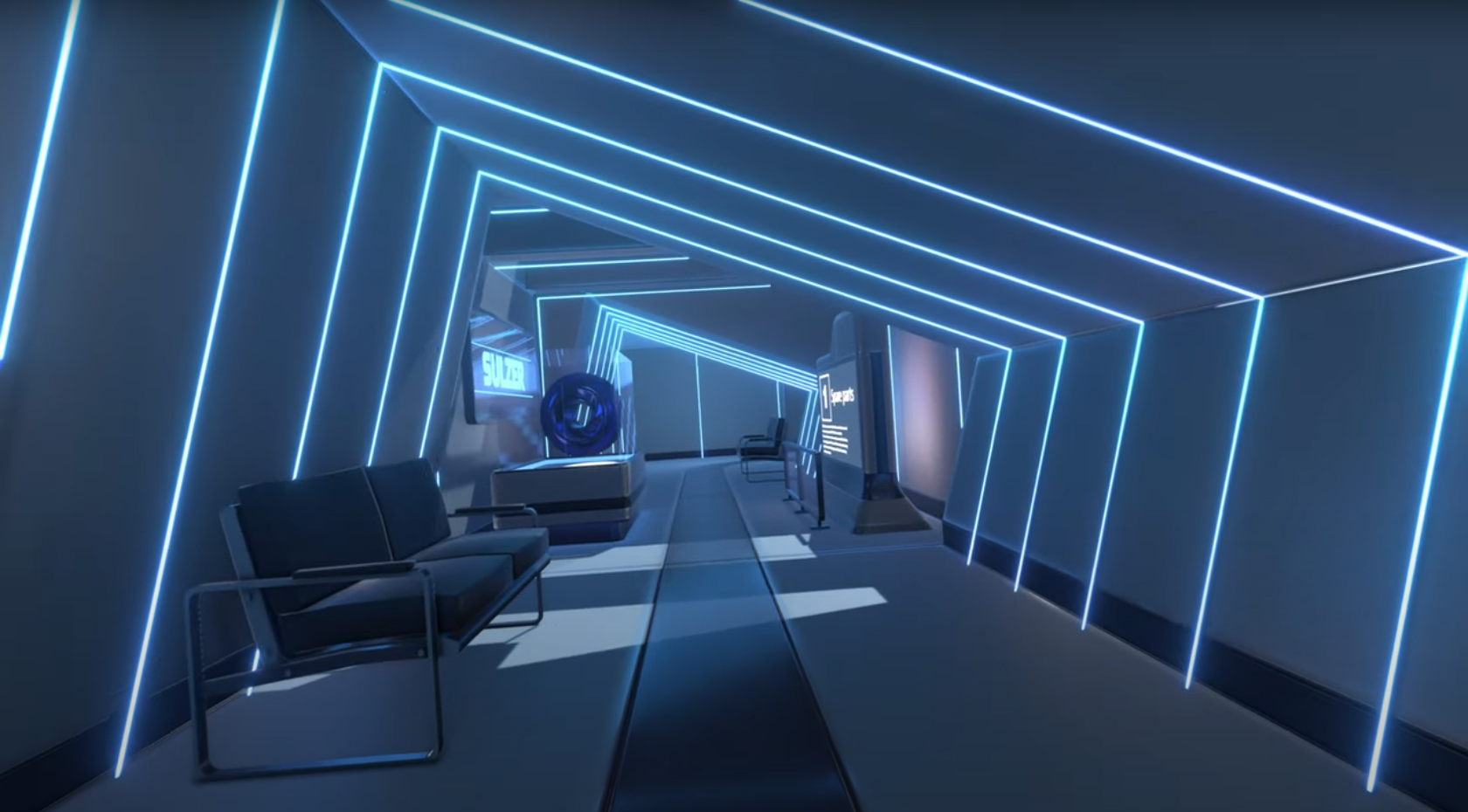 Ultra HD 3D dynamic virtual example