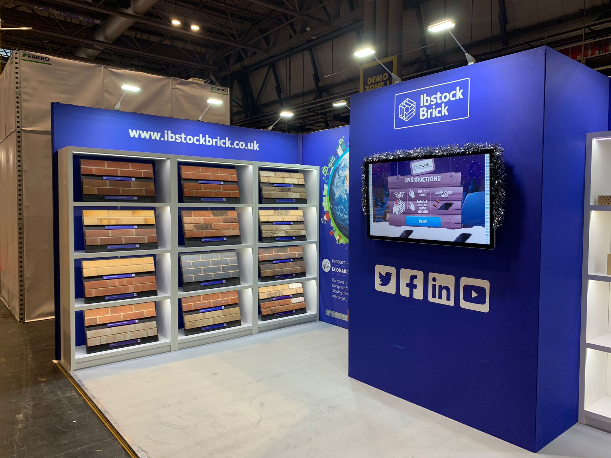 Ibstock Brick and Supreme Concrete Exhibition Stands VEx